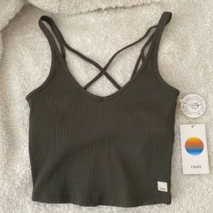 Brand new Vuori Rib Crop Tank
